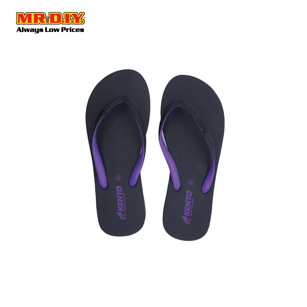 KENTO Wm Black Sole Light Waterproof Slipper - Image 7